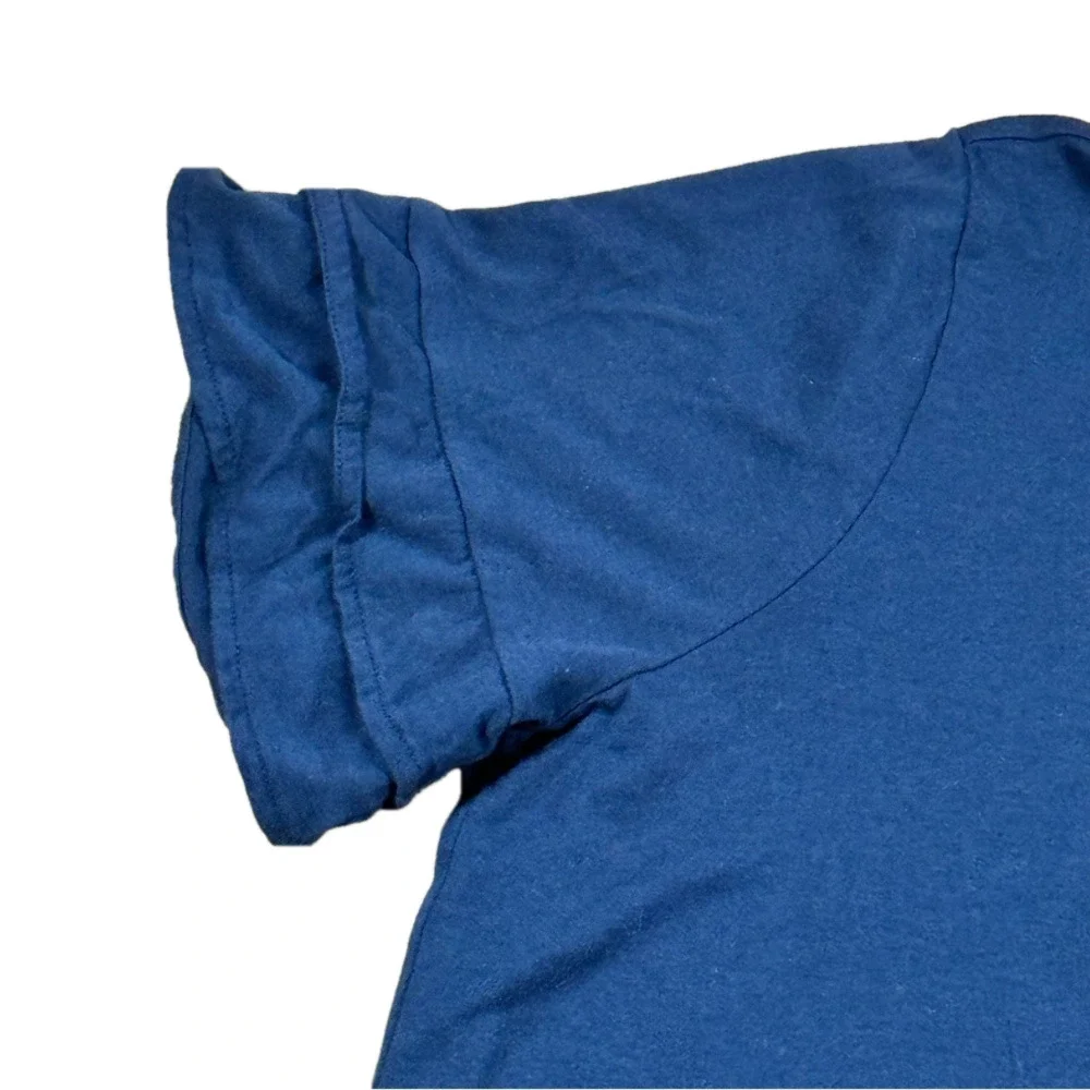 Michael Kors Navy Blue Flutter Sleeve T-Shirt